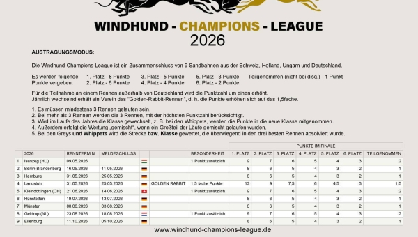 Reglement 2026 incl. Termine